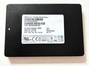 SAMSUNG SATA SSD PM871b 1TB 1024GB 2.5インチ 使用7637時間