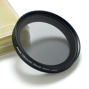 ニコン Nikon CIRCULAR PL FILTER 72mm　円偏光フィルター