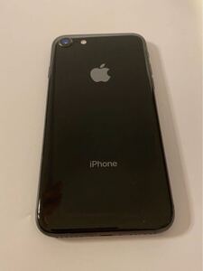 【稼動品】iPhone8 本体 MQ782J/A バッテリー74% は64GB アクティベーションロックなし Apple スペースグレイ SIMロックなし