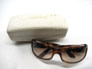 ★同梱不可【B送900円】1305　VERSACE　ヴェルサーチ　サングラス　眼鏡　べっ甲調　メデゥーサ　MOD.4093　ゴールド金具　グラデーション