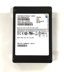 S6112633 SAMSUNG MZ-ILS1T9N PM1633A 1.92Tb SAS 12Gbps 2.5インチ SSD 1点 【中古動作品】