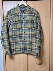 ANTI HERO アンタイヒーロー 22AW BASIC EAGLE FLANNEL SHIRT MULTI 中綿キルティング 刺繍イーグル フランネルシャツ　Msize