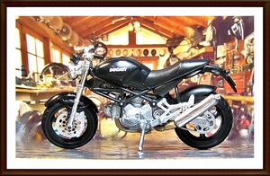 Maisto 1/18 Ducati Monster Dark マイスト ドゥカティ モンスター ダーク ブラック 本体のみ