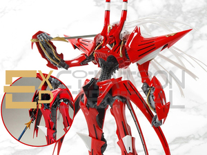 (EXP_003)1/100 ファイブスター物語 ファントム・スカーレット 慧茄騎 Ver.DX(未組立ガレージキット)