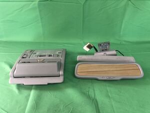 KF107 中古 トヨタ セルシオ UCF30 UCF31 後期 純正 ルームライト ルームミラー 自動防眩 セット 内装 動作保証 010497