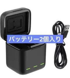 即購入OK！バッテリー充電器収納（バッテリー2個）