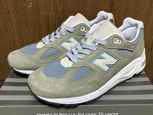 21年製 NEW BALANCE M990 KBM2 990 V2 ニューバランス スニーカー MADE IN USA アメリカ 米国製 STEEL BLUE スティール ブルー US8.5