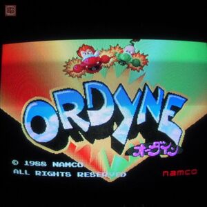 1円〜 ナムコ/NAMCO オーダイン ORDYNE システムII イン取純正 ポップ付 動作確認済【20