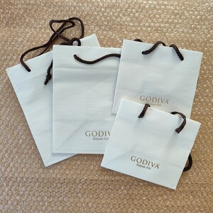 [送料無料] GODIVA ゴディバ 紙袋 全4枚 ショップ袋 手提げ袋