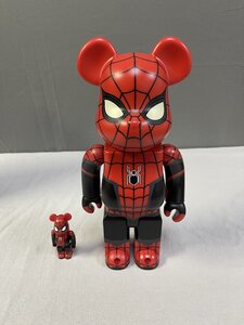 BE@RBRICK x スパイダーマン ベアブリック UPGRADED SUIT 100% & 400% TN 1