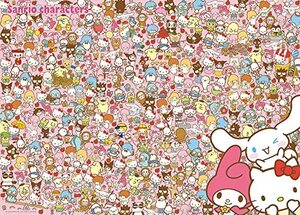 日本製 ビバリー 600ピースジグソーパズル 大好きなサンリオキャラクターズをさがそう （38×53cm） 66-221