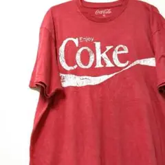 コカ・コーラ　Coca-Cola　古着　メンズ　Tシャツ　レッド　XXL