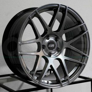 88【新品】4本 ESR RF01 18インチ 8.5J ET+30 5穴 PCD100 ハイパーブラック BBS LM RG RS JDM USDM ヘラフラ ssr work プリウス等に