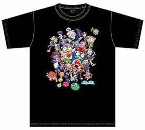 ドンペン ドン・キホーテ × ぷよぷよ スペシャルコラボ　M　Tシャツ 第二弾 集合柄 黒　ブラック ドンペンくん ドンコ segaセガ　ドンキ