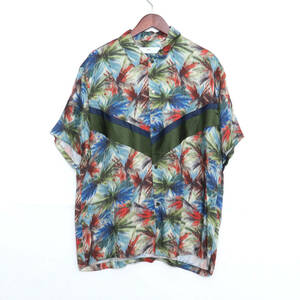 トーガビリリーストーガアーカイブス TOGA VIRILIS 22SS INNER PRINT S/S SHIRT 半袖シャツ 48 /U