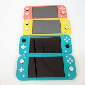 056 任天堂 Nintendo Switch Lite ニンテンドースイッチ ライト 本体のみ HDH-001 まとめ 4台セット　※ジャンク品