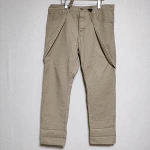 VISVIM FLUXUS 15 CHINO F.I.L. EXCLUSIVE サスペンダー チノパンツ ベージュ ビズビム/ヴィズヴィム 4-0722G F96728