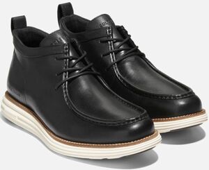 Cole Haan 28.5cm チャッカ ブーツ ブラック ウォータープルーフ オリジナルグランド 軽量 ビジネス レザー スニーカー レース XXX317