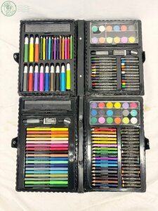 2409605270　▲ 豊美堂 文房具 まとめ ANGEL CAT SUGAR PAINT ART BOX アートボックス ペイント お絵描き ペン 色鉛筆 クレヨン 他 中古