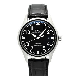 IWC　マーク16　IW325501　SS　ブラック　革ベルト　自動巻　39mm