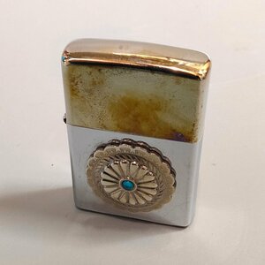 ZIPPO ジッポー インディアン ターコイズ メタル 1998年　100109/SR19T