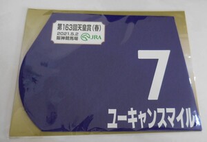 ユーキャンスマイル 2021年天皇賞・春 ミニゼッケン 未開封新品 藤岡佑介騎手 友道康夫 金子真人ホールディングス