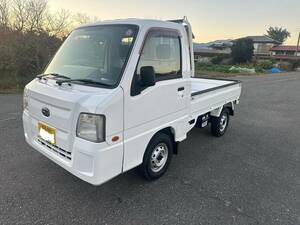 平成21年１２月スバルサンバートラック　TCスーパーチャージャー 4WD　EBD-TT2　107740KM 車検付き売り切り群馬