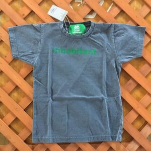 INHABITANT インハビタント 【LOGO TEE for Kids】 Gray 120cm 正規品 Tシャツ お揃い 親子 ペア リンクコーデ