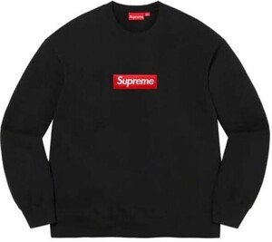 【L】Supreme Box Logo Crewneck Black Large 22FW 2022 シュプリーム ボックスロゴ スウェット クルーネック トレーナー ブラック 黒