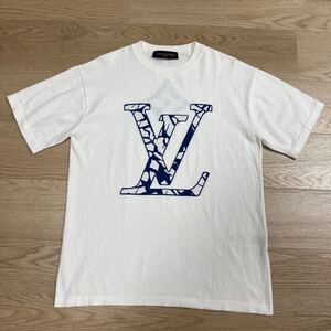 【極美品】LOUIS VUITTON ルイヴィトン ショートスリーブ クルーネック ニット LV アイス Tシャツ size S