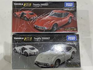 #Y12842　☆☆TAKARA TOMY 1/43 tomica PREMIUM RS　Toyota 2000GT　未開封　赤白2台セット☆☆