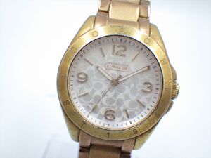 355504/④【1円スタート】COACH コーチ CA.67.7.34.0691 トリステンレディース 時計 クオーツ ケース33mm