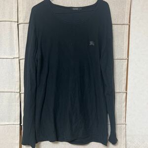 BURBERRY BLACK LABEL バーバリーブラックレーベル　長袖Tシャツ バーバリーブルーレーベル　BURBERRY BLUE LABEL　シャツ サイズ 3 黒 ②