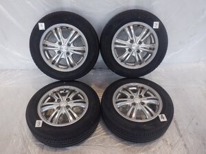 ★☆山あり☆ 4H 100 5.5J +47 14インチ 社外品 STRANGER アルミホイール タイヤ 175/65R14 DUNLOP 4本