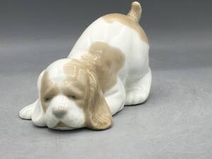 リヤドロ ナオ 犬 置物 フィギュリン 陶器 陶器人形