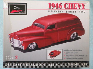 ダイキャスト 1/25 Spec Cast 20590 - 1946 Chevy Delivery Street Rod