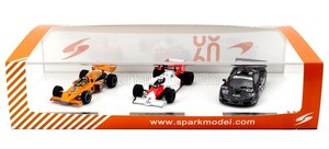 Spark 1/43　限定品　McLaren M16C F1 MP4/2 F1 GTR　３台セット　600個限定　　スパーク　ミニカー