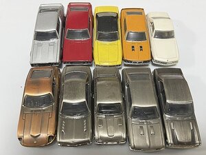 ※ジャンク KONAMI コナミ 1/64 トヨタ セリカ 1600GT / 日産 スカイライン GT-R (KPGC110) など10点セット ※本体のみ