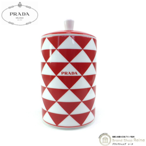 プラダ （PRADA） CANDELE アロマキャンドル キャンドルホルダー プラダレッド（新品）