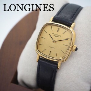 341 LONGINES 時計　レディース　スクエア　ゴールド　ヴィンテージ