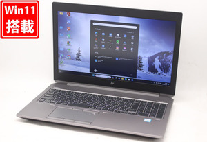 ゲーミングPC 良品 フルHD 15.6型 HP ZBOOK15 G5 Windows11/ i7-8750H 16GB NVMe 512GB-SSD NVIDIA Quadro P1000 無線 Office付 管:1812h