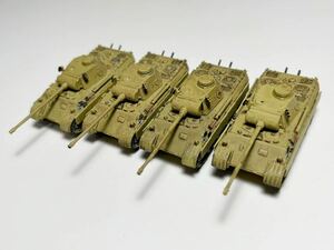 1/144 TAKARA タカラ WTM ワールドタンク ミュージアム 第7弾 ドイツ パンター 戦車 D型 単色迷彩 ×4