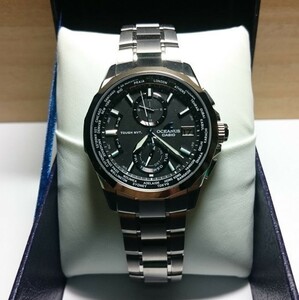【カシオ】 オシアナス Manta 新品 腕時計 OCW-S2000-1A2JF シルバー 世界6局対応電波ソーラー時計 男性 CASIO メンズ 未使用品