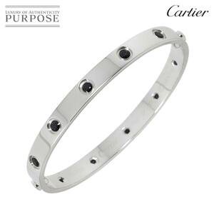 カルティエ Cartier ラブ ブレス #17 サファイヤ K18 WG ホワイトゴールド 750 ブレスレット バングル Love Bracelet 90209348