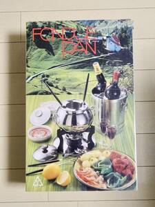 FONDUE PAN チーズフォンデュ ステンレス 未使用品