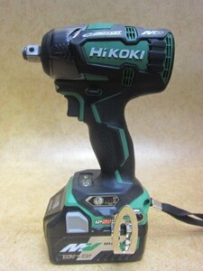 美品 HiKOKI ハイコーキ コードレスインパクトレンチ WR36DC 36V 差込角12.7mm バッテリ付 マルチボルト ソケット別売 電動工具 締付け