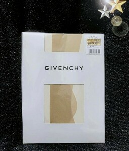 新品☆.:*【GIVENCHY】★マチ付き つま先補強　アウトゴム　サポートストッキング☆パンスト《L〜LL》