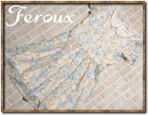 美品！！☆Feroux　フェルゥ　花柄レースワンピース☆