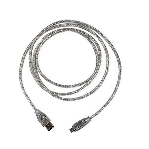 【D0025】IEEE 1394 FireWire 400 ケーブル 6pin-4pin 1.0m　i.LINK・DV