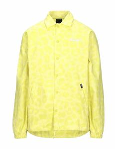 【新品】HUF コーチジャケット Lサイズ 黄色 迷彩 カモフラ シャツジャケット ストリート コットン